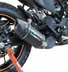 G.P.R. スリップオンマフラー(レース専用) Furore Black KTM 390アドベンチャー (2021-2024)_1