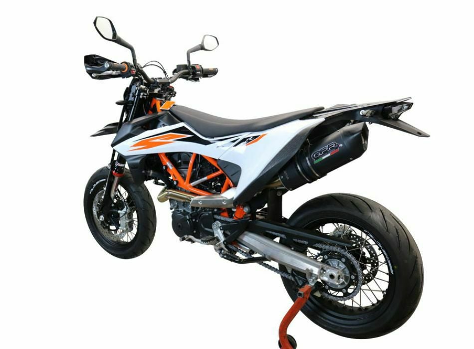 GPR製 KTM 690 SMC R (2021-2024)用スリップオンマフラー Furore Black