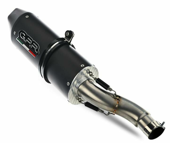 GPR製 KTM RC125 (2021-2024)用スリップオンマフラー Furore Black