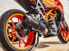 G.P.R. スリップオンマフラー(レース専用) Furore Black KTM RC125 (2021-2024)_8