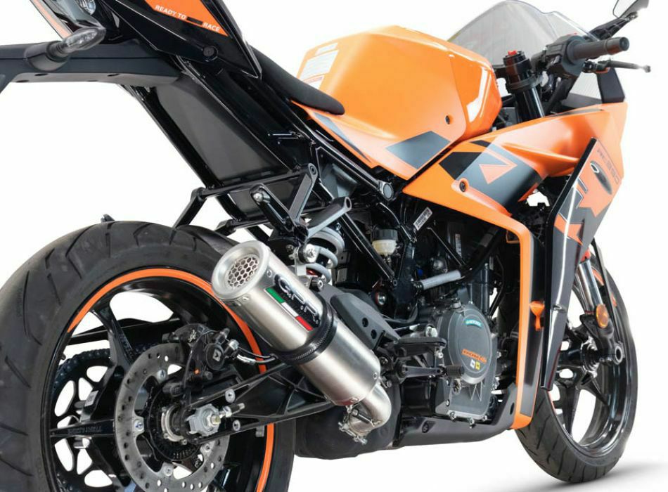 GPR製 KTM RC125 (2021-2024)用スリップオンマフラー M3 Inox | 高性能