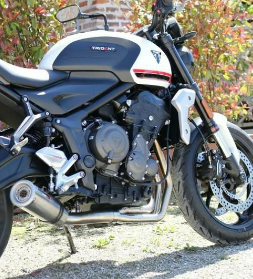 G.P.R. フルシステムマフラー M3 Inox ローポジション TRIUMPH