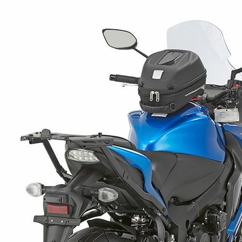 バイク部品　パーツ　取り外し車種不明　NAGOYAHOROBASHA　トップケースセット キャリアBOX　GIVI　鍵付き　中古品 GIVI製 トップケース 社外 中古 バイク 部品 26L 鍵 ベース 取り付け