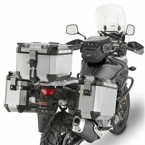 DL650 Vストローム 17-24 ウインドスクリーン 44x43 クリア GIVI