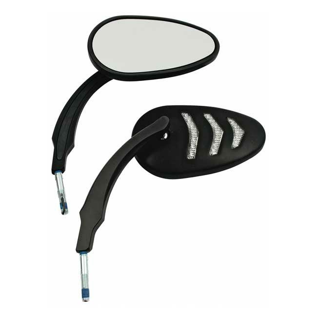 MCS ビレット ターンシグナルミラー ブラック_1