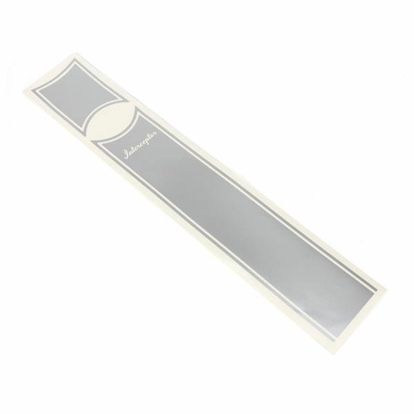 ロイヤルエンフィールド インターセプター650/コンチネンタルGT650 ガソリンタンクセンタラインステッカー シルバー  Hitchcocks Motorcycles_1