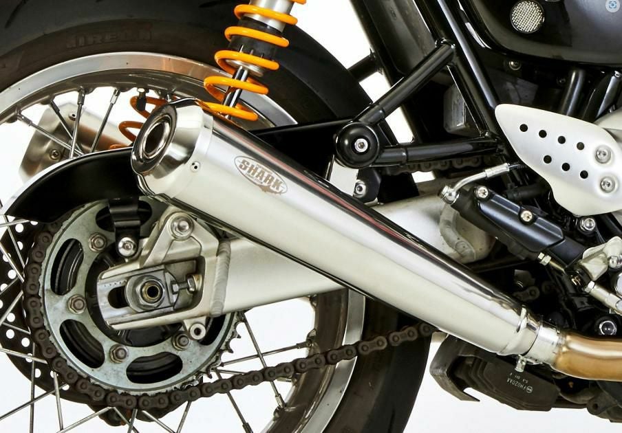 SHARK スリップオンマフラー Retro ステンレス TRIUMPH Thruxton (2004