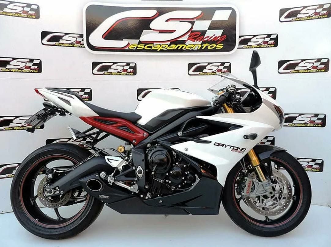 トライアンフ デイトナ675 13～18 スリップオンマフラー CS レーシング
