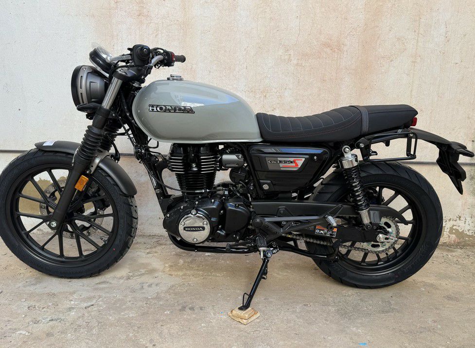 GB350S サドルバッグ ステー サテンブラック 左右セット La Poderosa