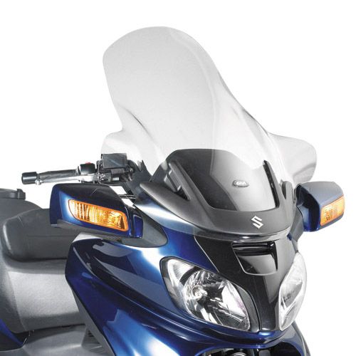 バーグマン125/200 06-21 ウインドスクリーン 72x67 クリア GIVI