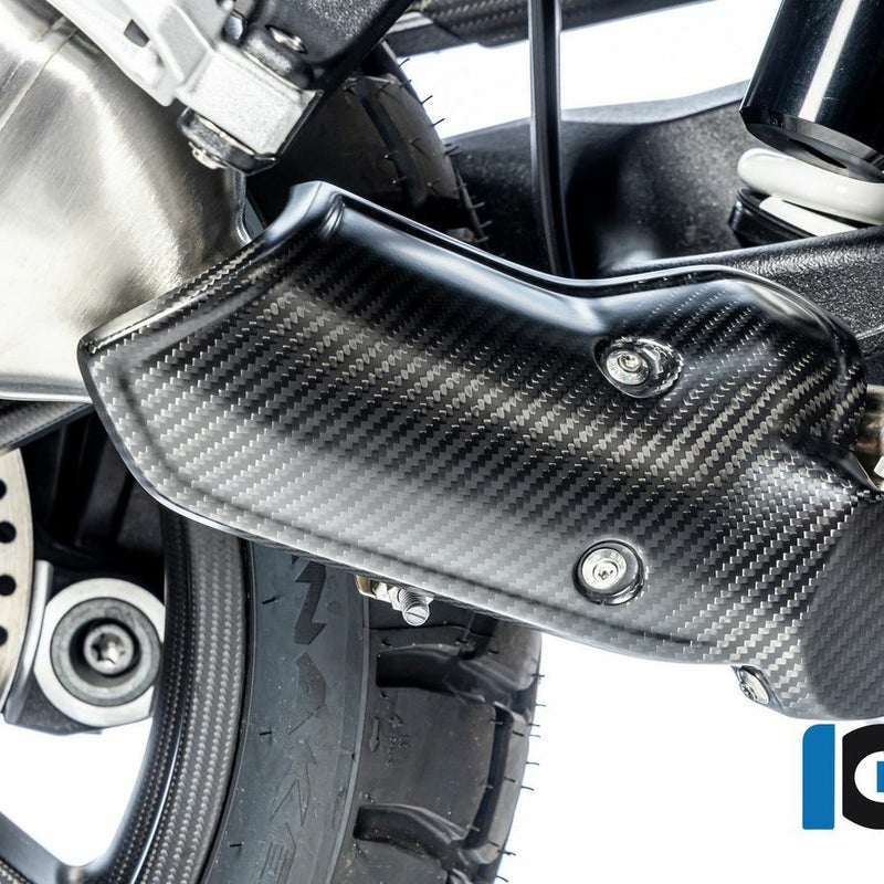 BMW R1300GS/R1300R/R1300RS アンダーエキゾーストヒートシールド カーボン マット仕上げ ILMBERGER_1