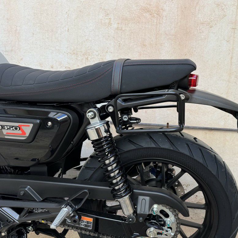 GB350S サドルバッグ ステー サテンブラック 左側 La Poderosa
