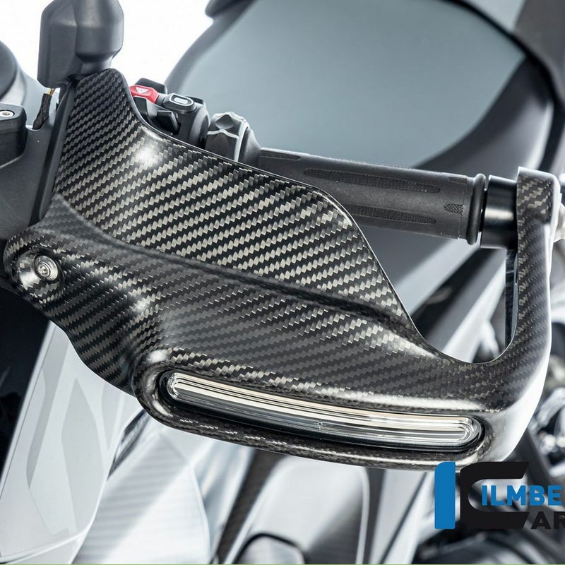 BMW R1300GS ハンドプロテクター 左側 カーボン マット仕上げ ウインカー対応 ILMBERGER_1