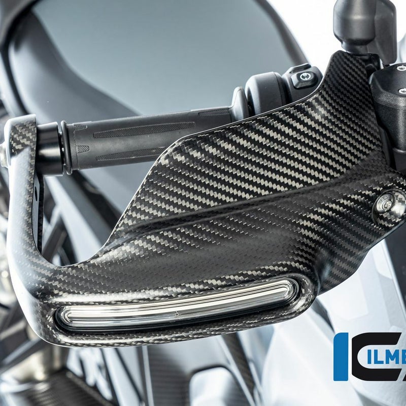BMW R1300GS ハンドプロテクター 右側 カーボン マット仕上げ ウインカー対応 ILMBERGER_1