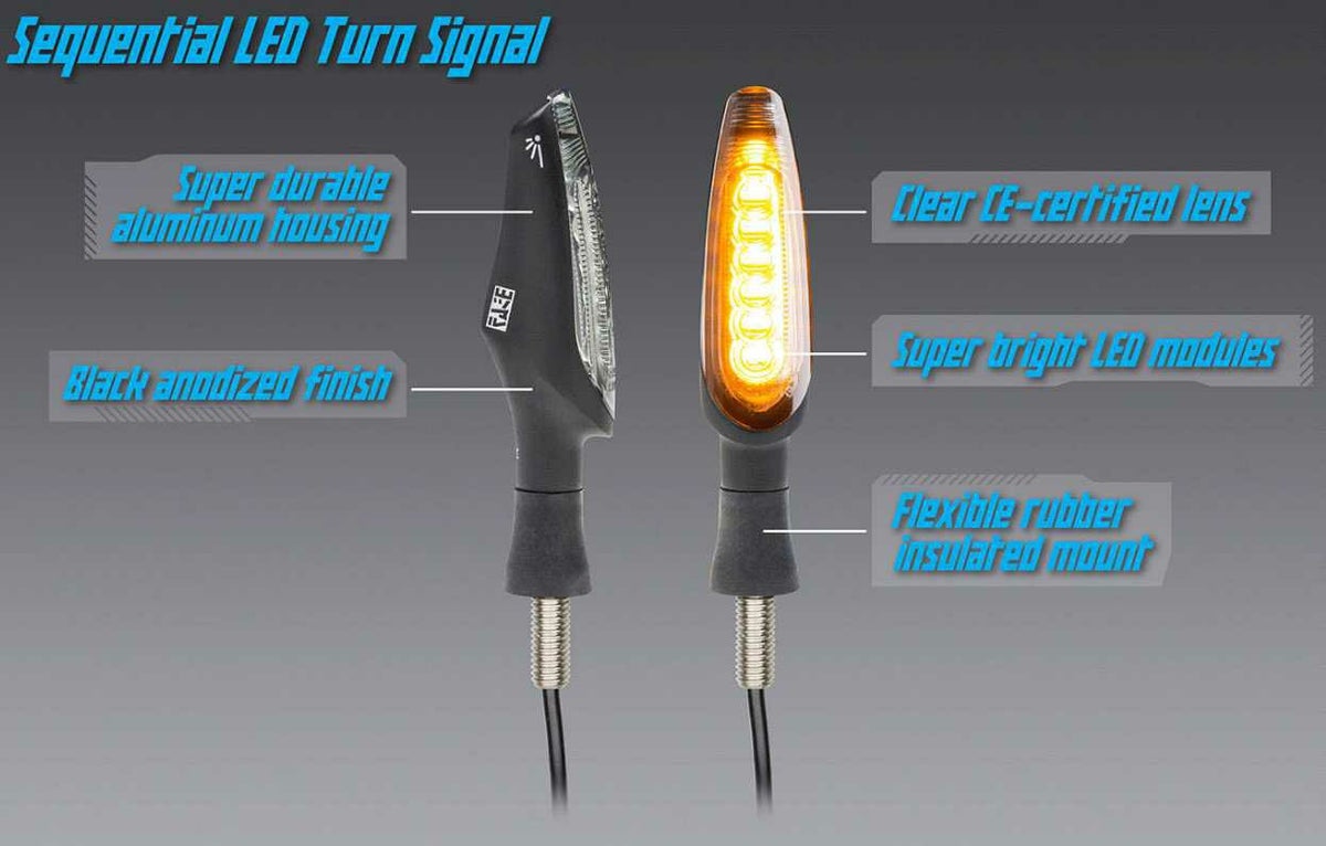 V2フェンダーレスキット用シーケンシャルウィンカーキット TYPE A USヨシムラ_4