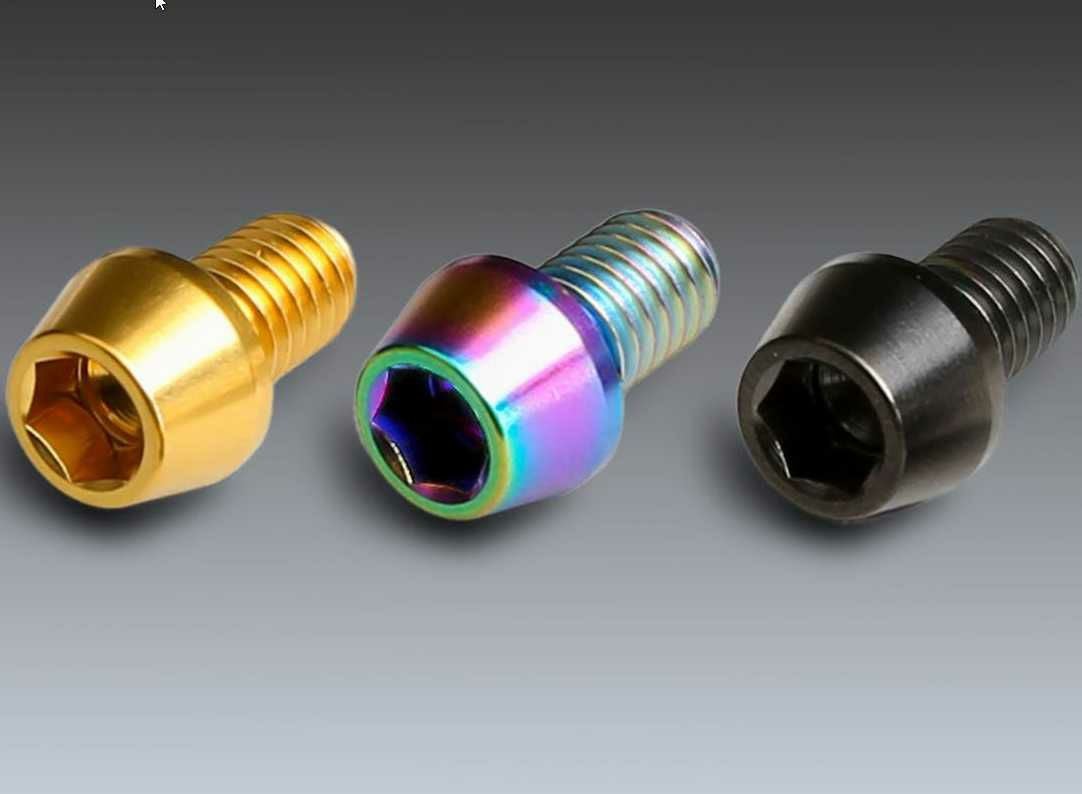 チタンナンバープレートボルトキット(4本セット) USヨシムラ_1