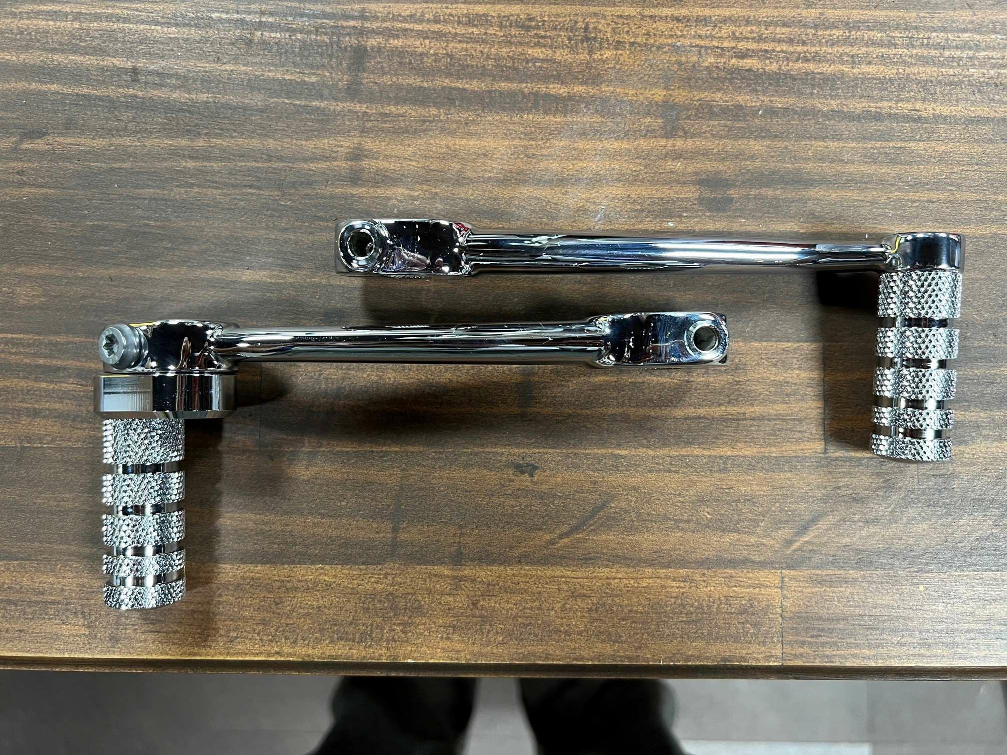 BMW R18 【KAE-RU2】 ロングシフトチェンジペグセット（クローム