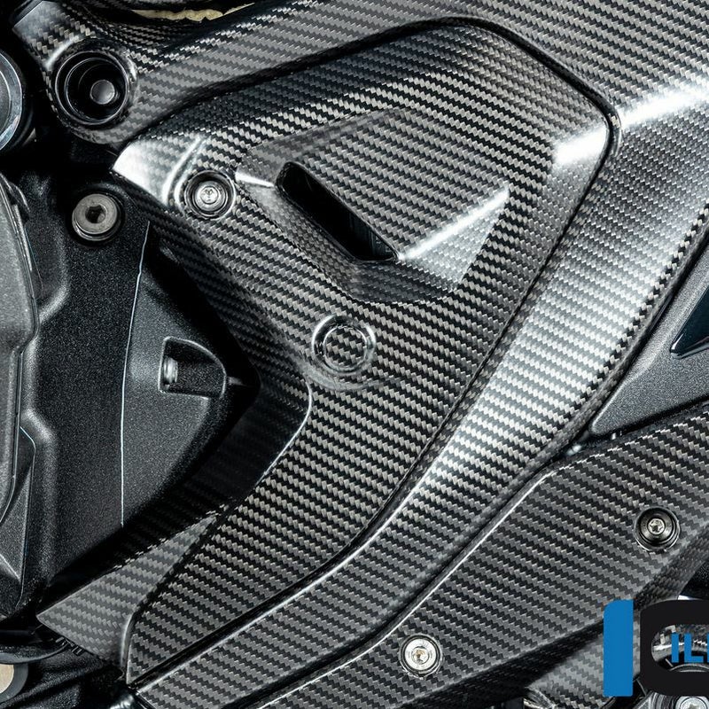 BMW R1300GS フレームトライアングルカバー 左側 カーボン マット仕上げ ILMBERGER_1