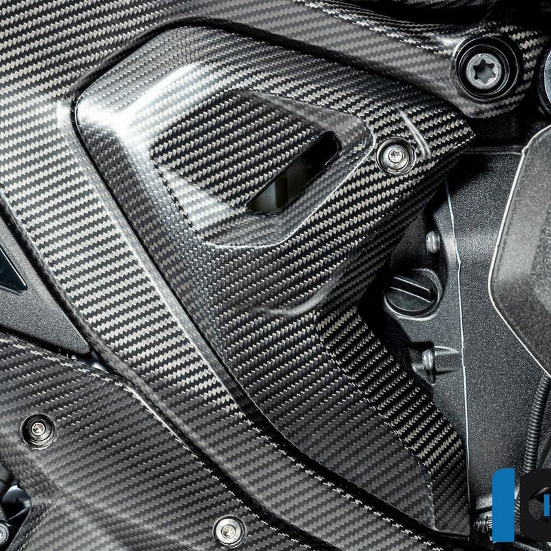 BMW R1300GS フレームトライアングルカバー 右側 カーボン マット仕上げ ILMBERGER_1