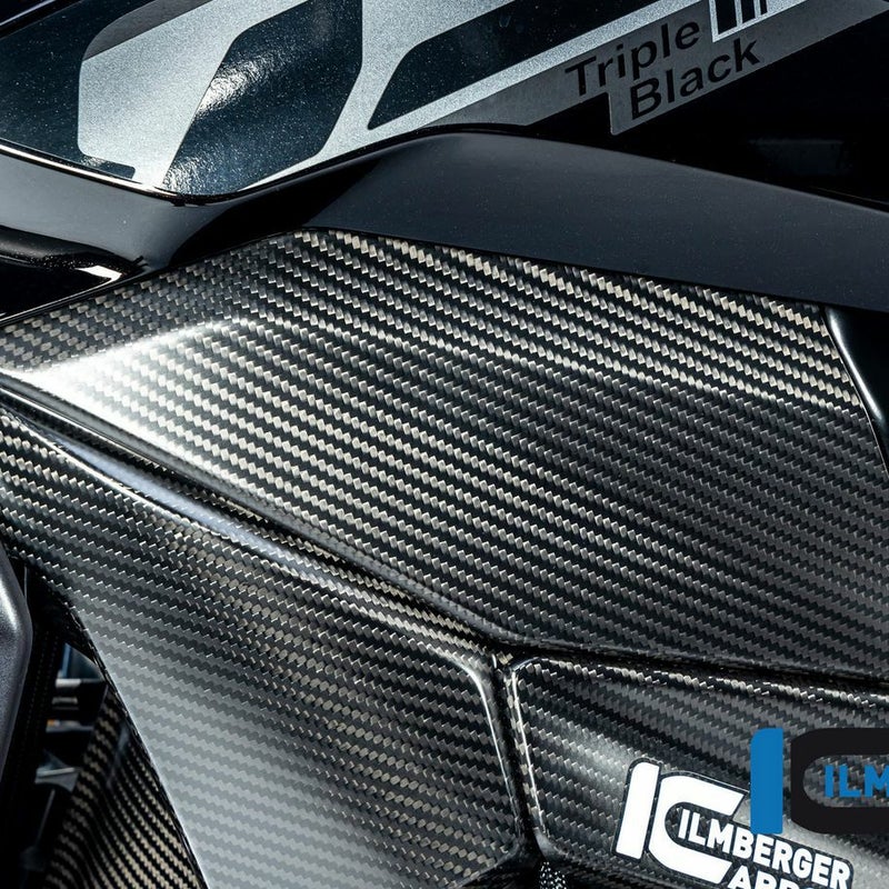 BMW R1300GS ロワータンクカバー (左上部) カーボン マット仕上げ ILMBERGER_1