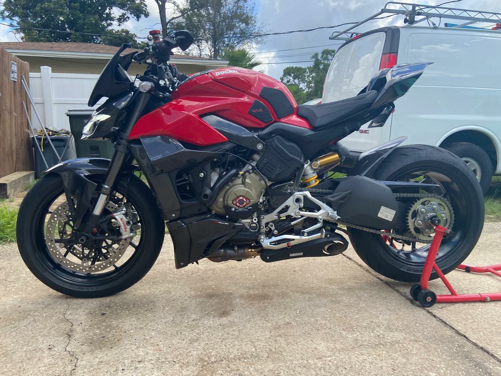 DUCATI ストリートファイターV4/S スリップオンマフラー CS レーシング