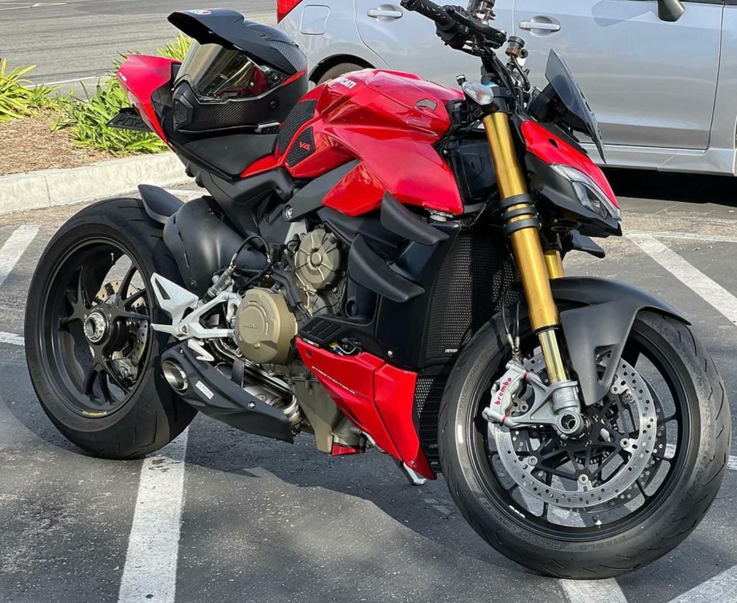 DUCATI ストリートファイターV4/S スリップオンマフラー CS レーシング