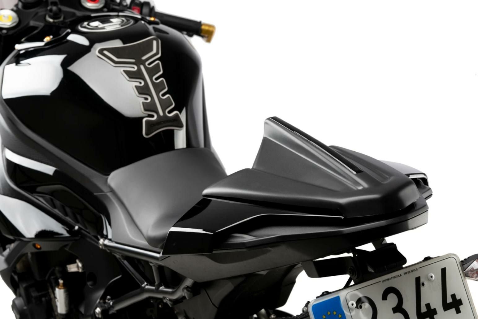 BMW R1300GS (2023-) 専用リアシートカウル PISTA #9 ブラック PUIG製