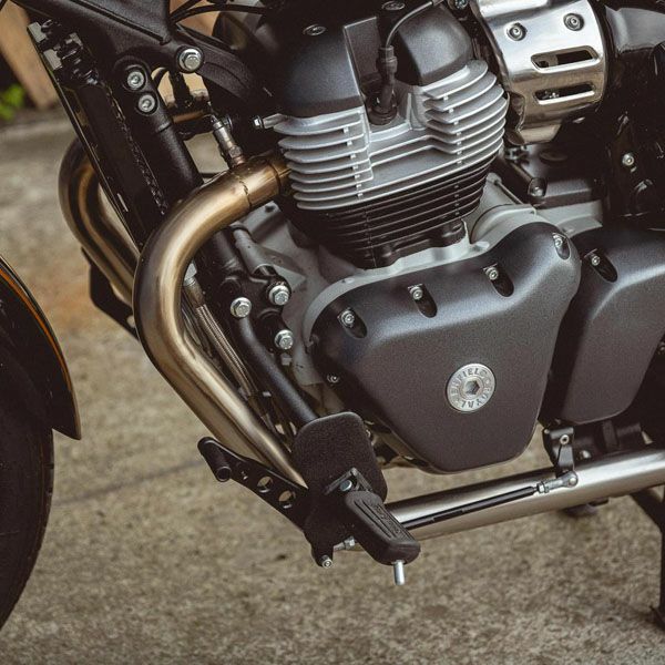 ロイヤルエンフィールド スーパーメテオ650 ビックボア ステンレスヘッダーパイプ TEC_1