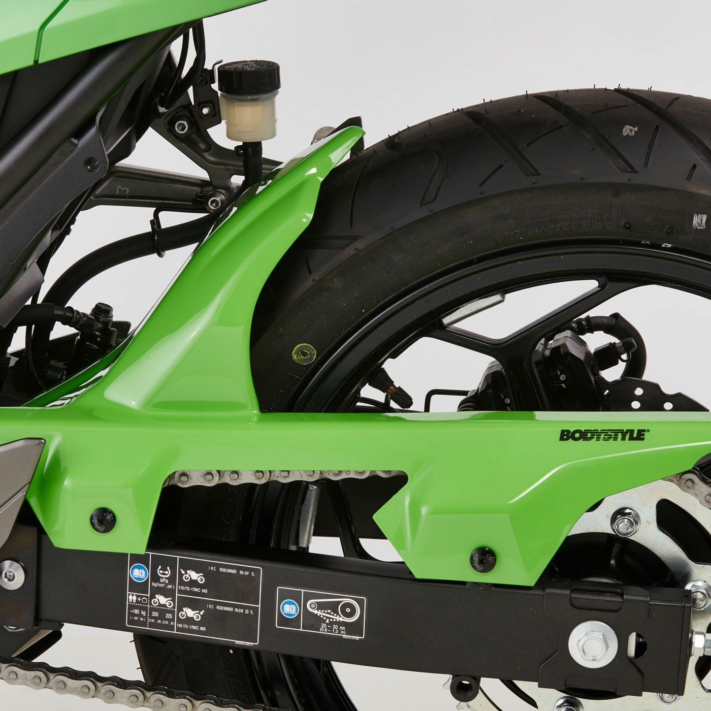 BODYSTYLE リアフェンダー KAWASAKI Ninja 300 (2013-2016) Z300 (2015