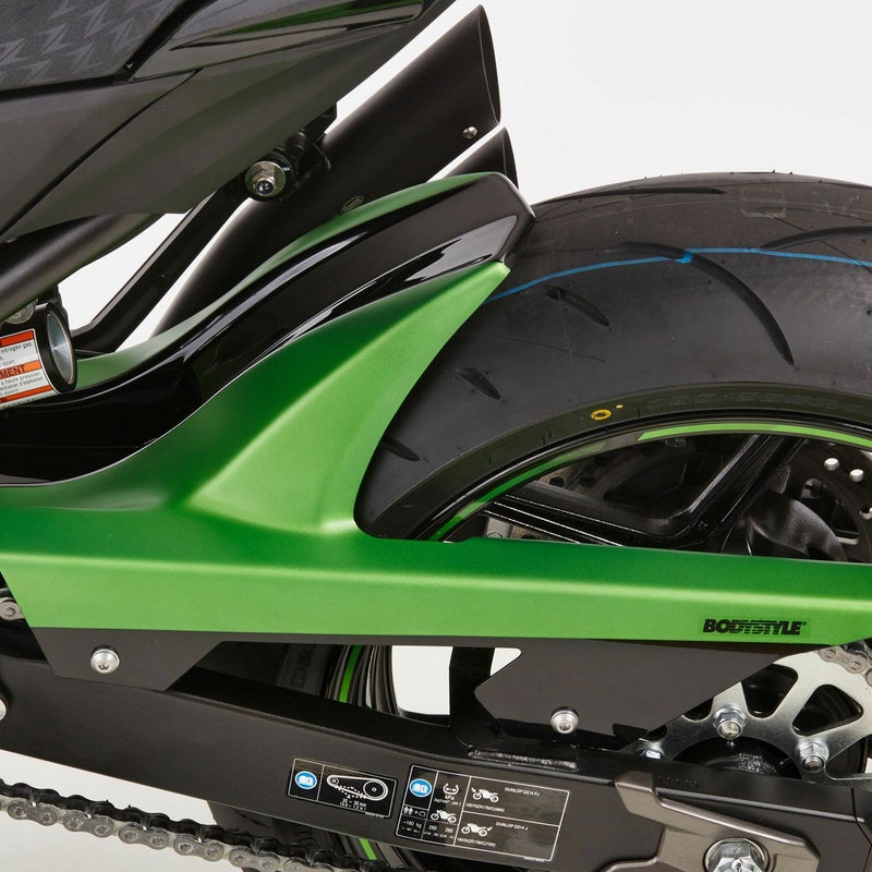 KAWASAKI Z800 (2013-2015) リアフェンダー グリーン/ブラック BODYSTYLE_1