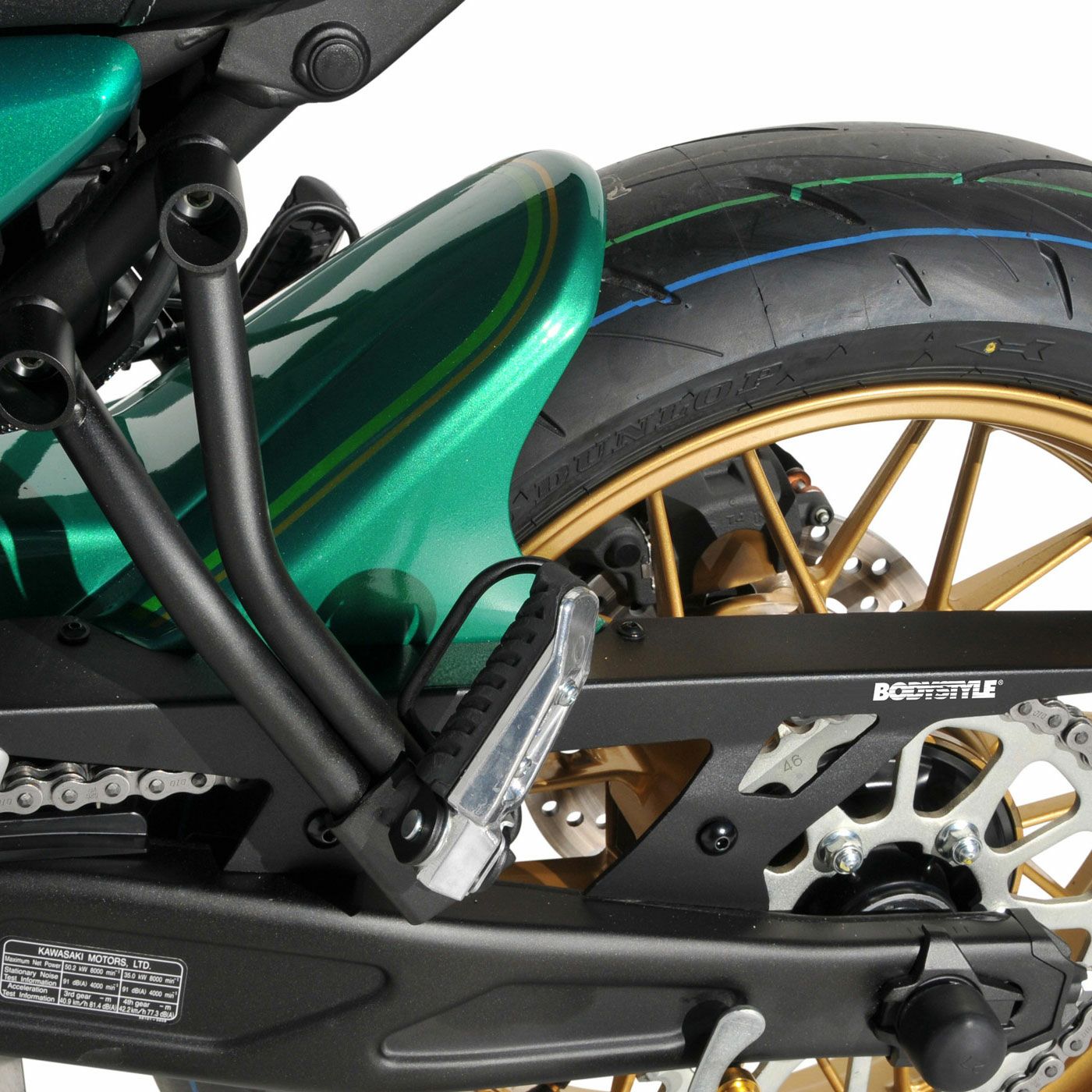 BODYSTYLE リアフェンダー+アルミチェーンガード KAWASAKI Z650 RS (2022)