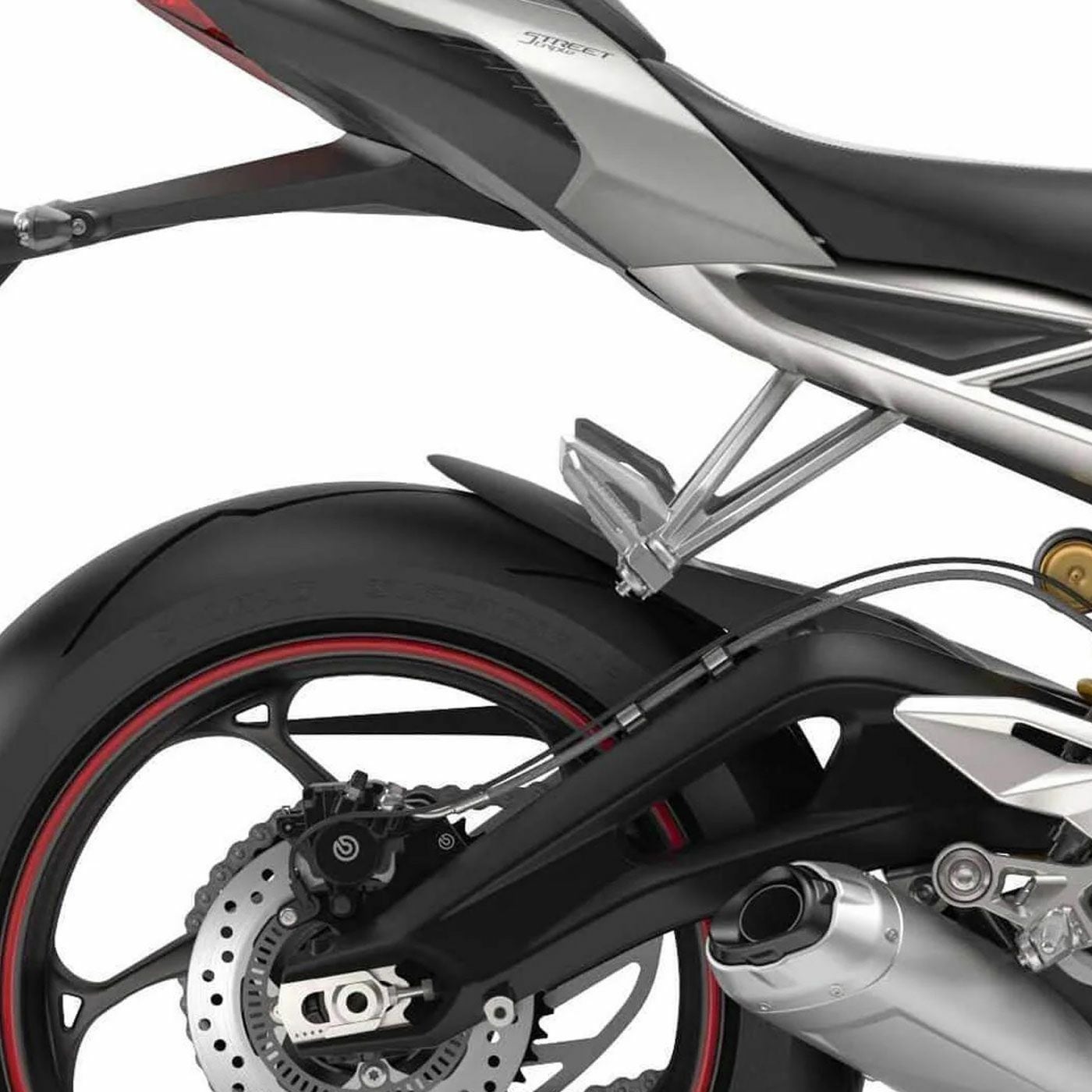 BODYSTYLE リアフェンダーエクステンション TRIUMPH Street Triple R