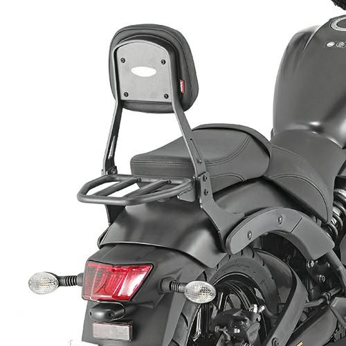 カワサキ バルカンS バックレスト バルカンS 650 15- リアキャリア付き バックレスト ブラック GIVI(ジビ
