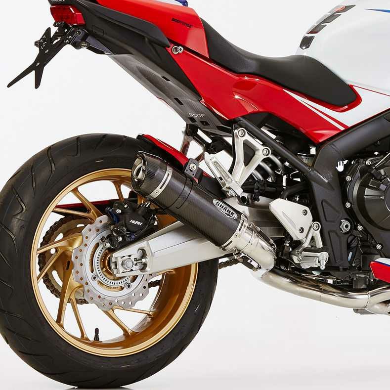 SHARK フルエキゾースト Street GP カーボン HONDA CB650F (2014-2016