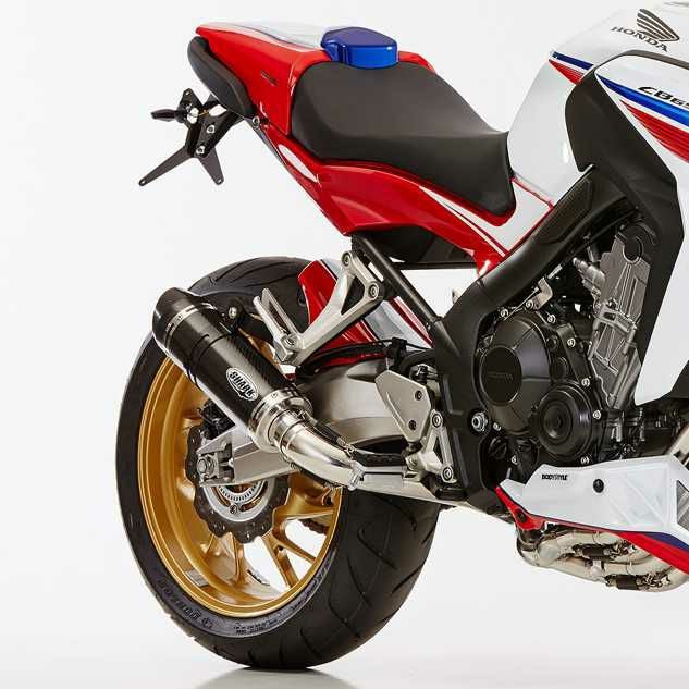 SHARK フルエキゾースト Street GP カーボン HONDA CB650F (2014-2016