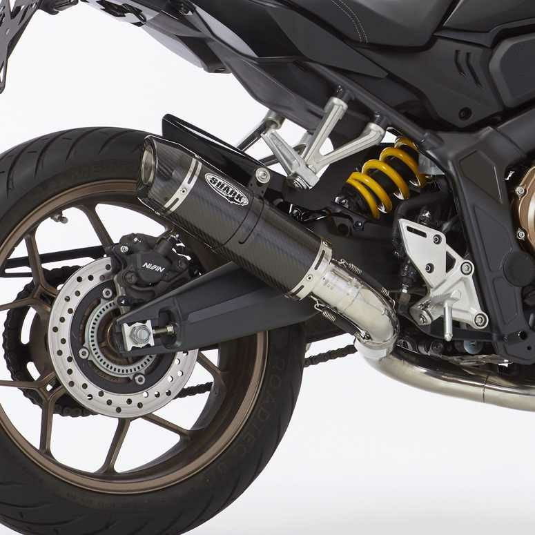 SHARK フルエキゾースト SRC 4 チタニウム HONDA CB650F (2017-2018
