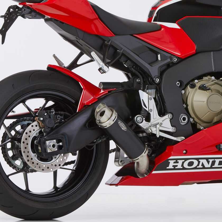 CBR1000RR 2017-19 スリップオンマフラー チタン パッセンジャーペグ