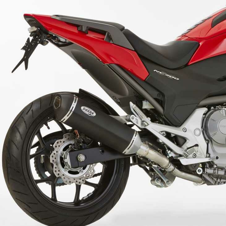 HURRIC スリップオンマフラー Pro 2 マットブラック HONDA NC750S / NC750X