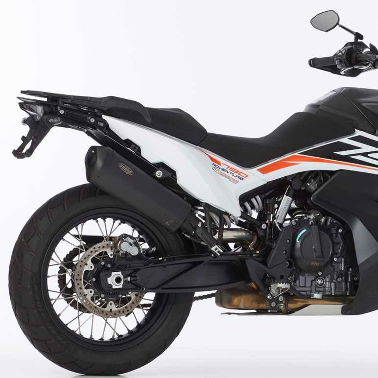 MIVV スリップオンマフラー SPEED EDGE ブラックステンレス