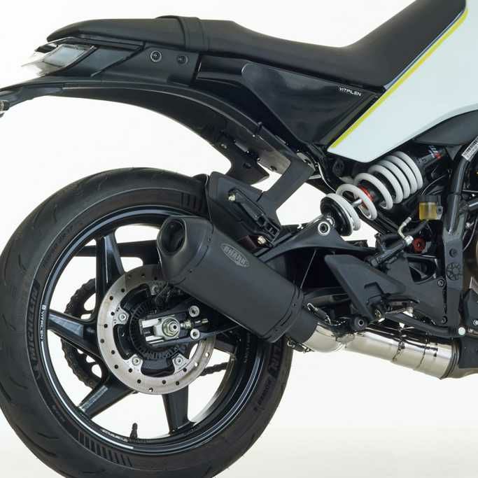 スヴァルトピレン　ヴィットピレン　ハスクバーナ　AKRAPOVIC マフラー SHARK スリップオンマフラー SRC 4 カーボン HUSQVARNA Svartpilen 701