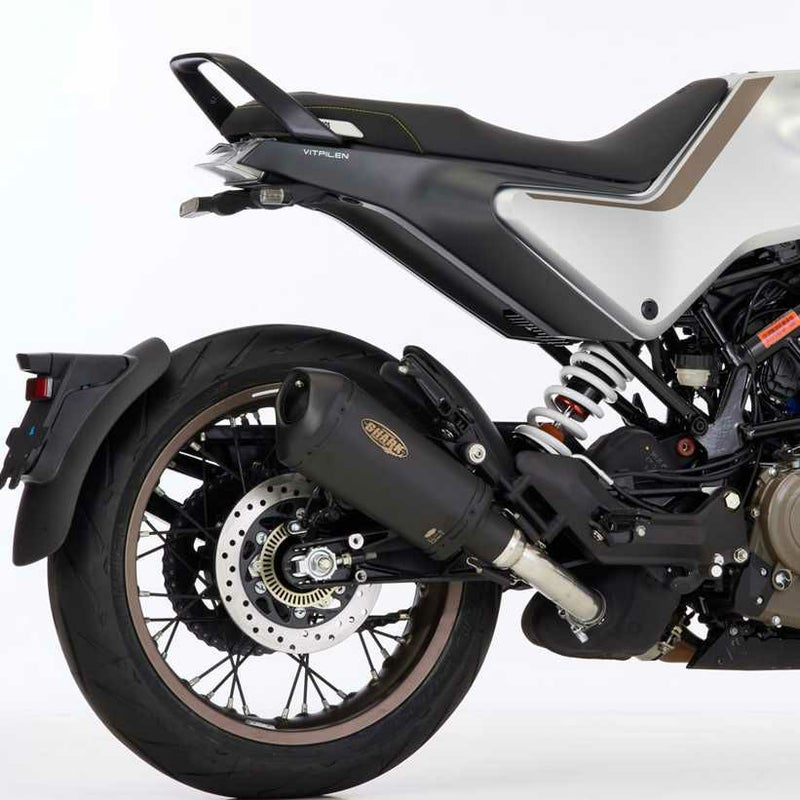 HUSQVARNA Svartpilen 401 / Vitpilen 401 (2018-2019) スリップオンマフラー (1-1)DSX-10 スーパーショートSHARK_1