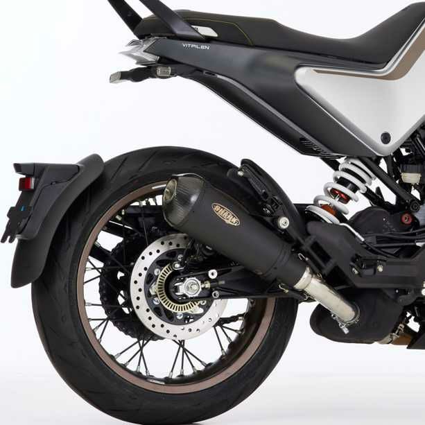 HUSQVARNA Svartpilen 401 / Vitpilen 401 (2018-2019) スリップオンマフラー (1-1)DSX-7 スーパーショートSHARK_1