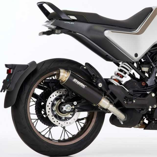 SHARK スリップオンマフラー SRC 4 チタニウム HUSQVARNA Svartpilen