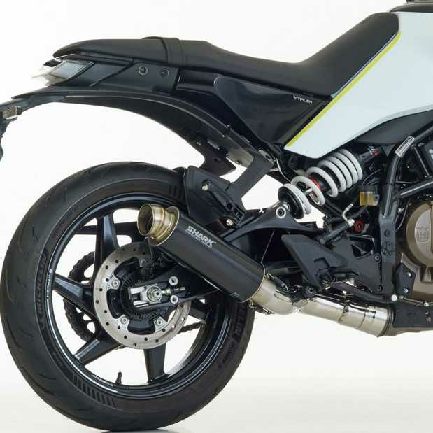 SHARK スリップオンマフラー SRC 4 アルミ合金 HUSQVARNA Svartpilen