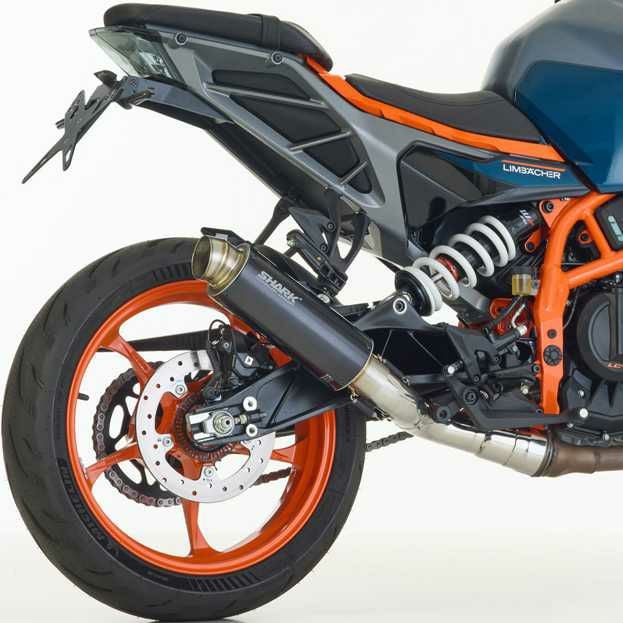 SHARK スリップオンマフラー SRC 4 アルミ合金 HUSQVARNA Svartpilen