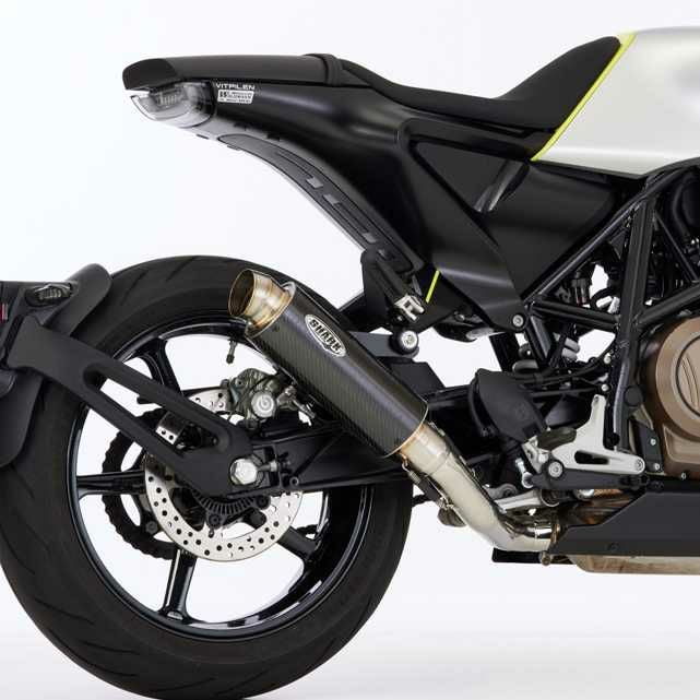 HUSQVARNA Svartpilen 701 (2018-2020) Vitpilen 701 (2018-2020) スリップオンマフラー (1-1)SRC 4 スーパーショートSHARK_1