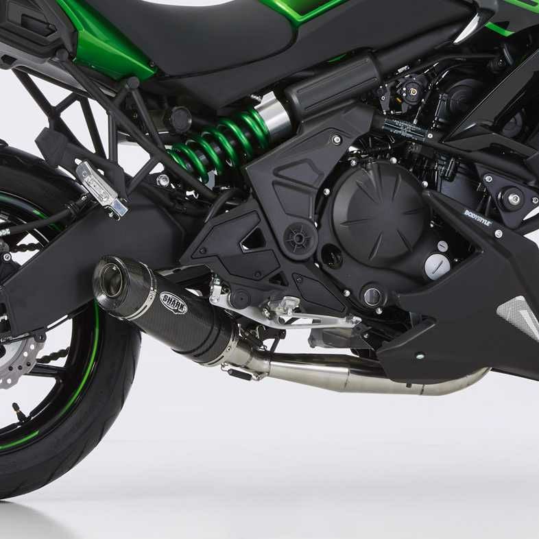 SHARK フルエキゾースト Street GP カーボン KAWASAKI ER-6f / ER-6n