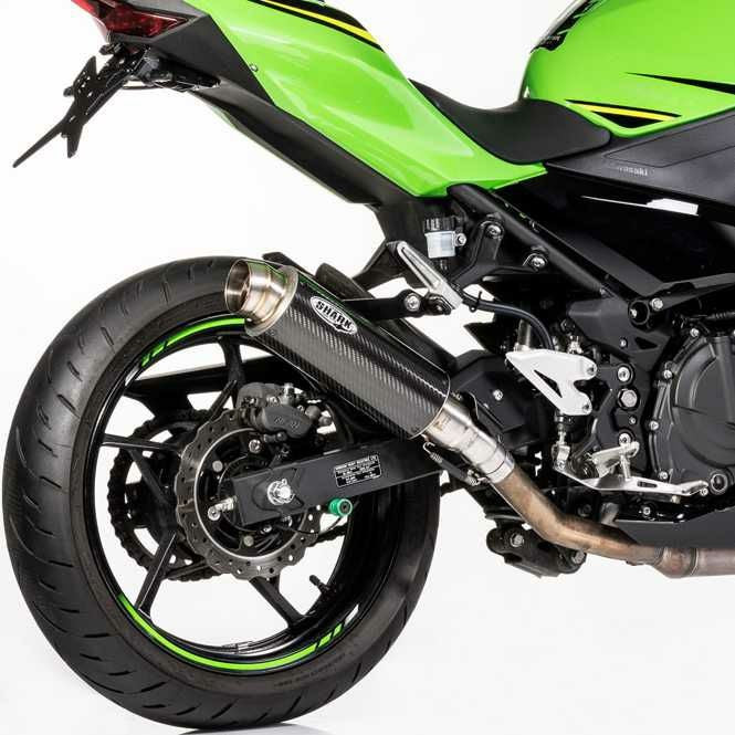 KAWASAKI Ninja 300 (2013-2016) Z300 (2015-2016) スリップオンマフラー (2-1)SRC 4 スーパーショートSHARK_1