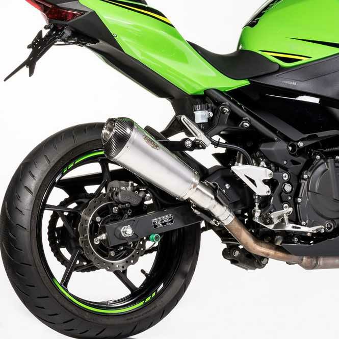 HURRIC スリップオンマフラー Supersport ブラック KAWASAKI Ninja 400