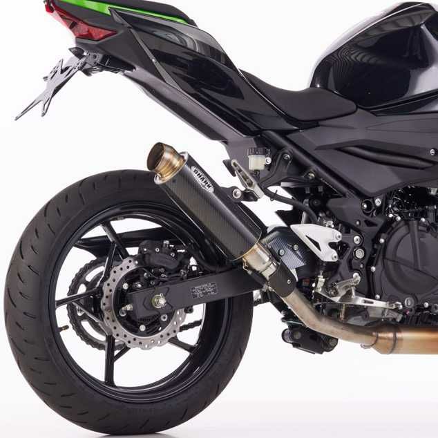 SHARK スリップオンマフラー SRC 4 カーボン KAWASAKI Ninja 400 (2018